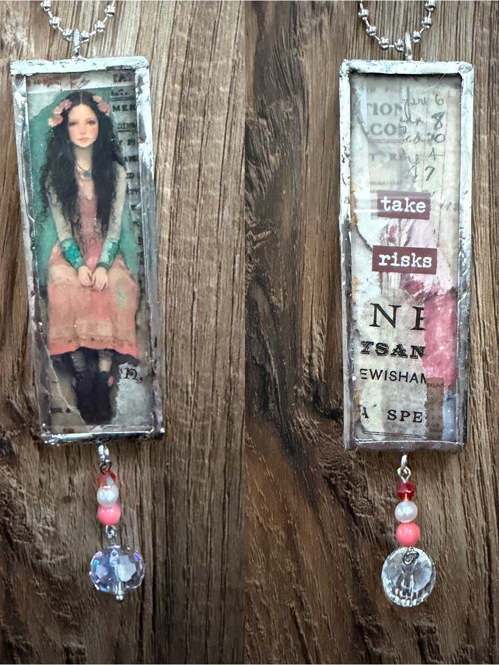 Hand Crafted Bohemian Pendant Necklace - Picture 5 of 5